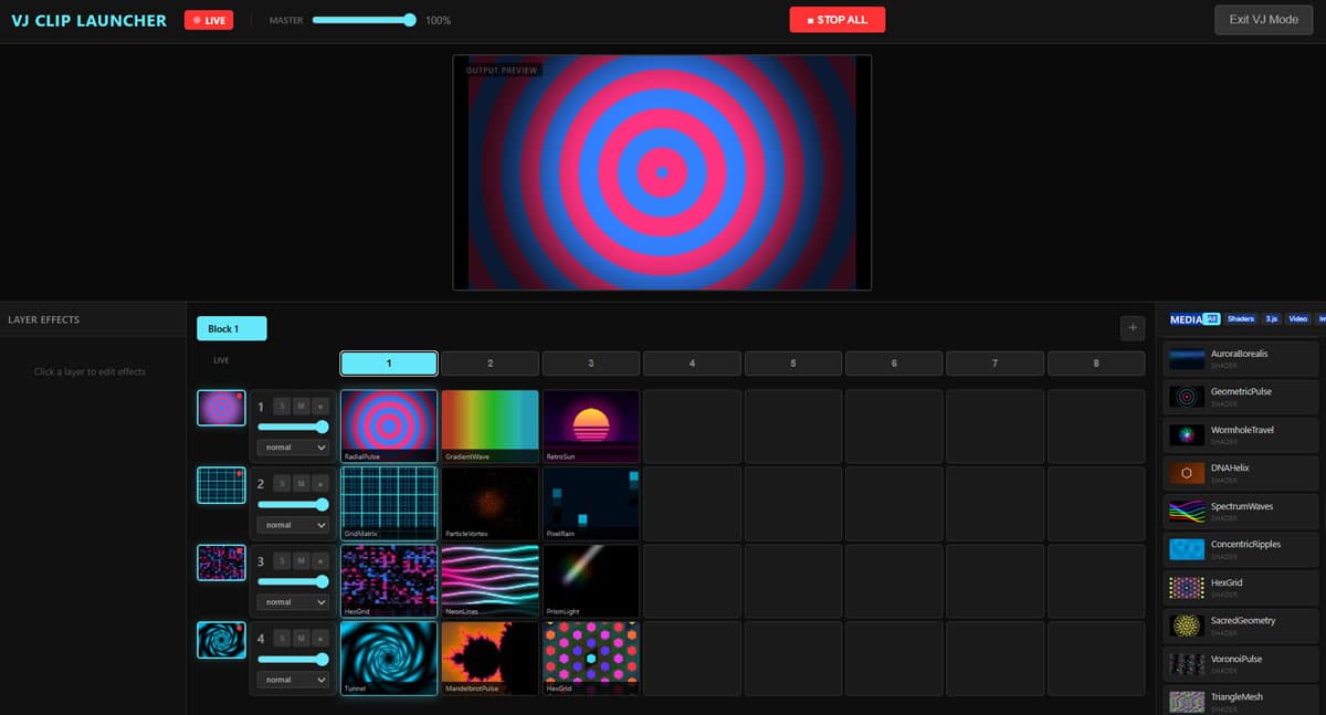Shrink Wrap - VJ Mode